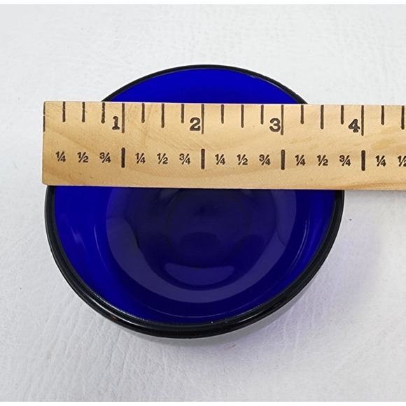 Mayell Silverplated Basket and Spoon w Cobalt Blue Glass Jam Relish Bowl England - Picture 14 of 16